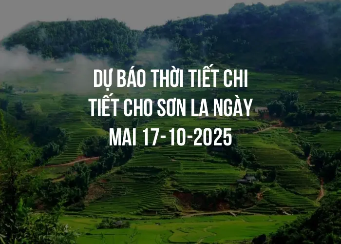 Dự báo thời tiết chi tiết cho Sơn La ngày mai 17-10-2025