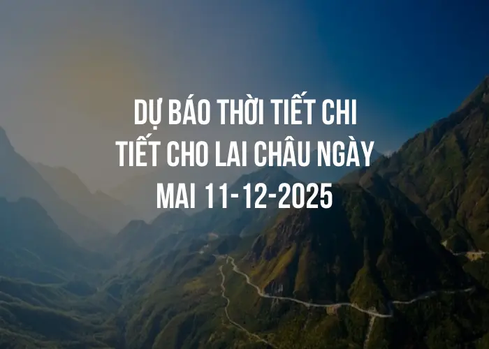 Dự báo thời tiết chi tiết cho Lai Châu ngày mai 11-12-2025