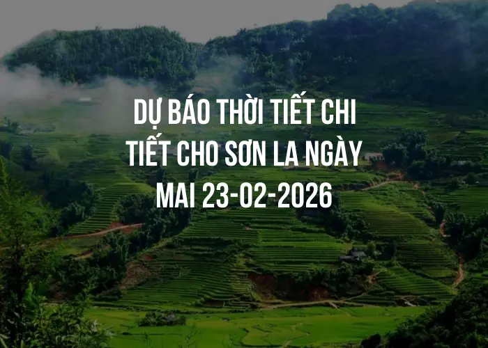 Dự báo thời tiết chi tiết cho Sơn La ngày mai 23-02-2026