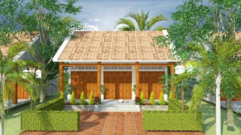 25 mẫu nhà cấp 4 nông thôn đẹp đơn giản đáng xem nhất năm nay