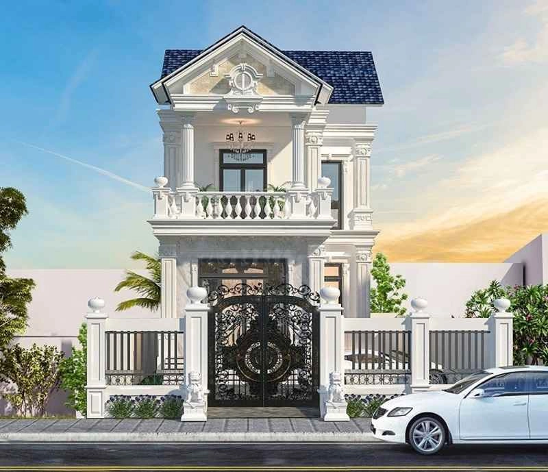 Khám phá mẫu nhà phố tân cổ điển đẹp sang trọng