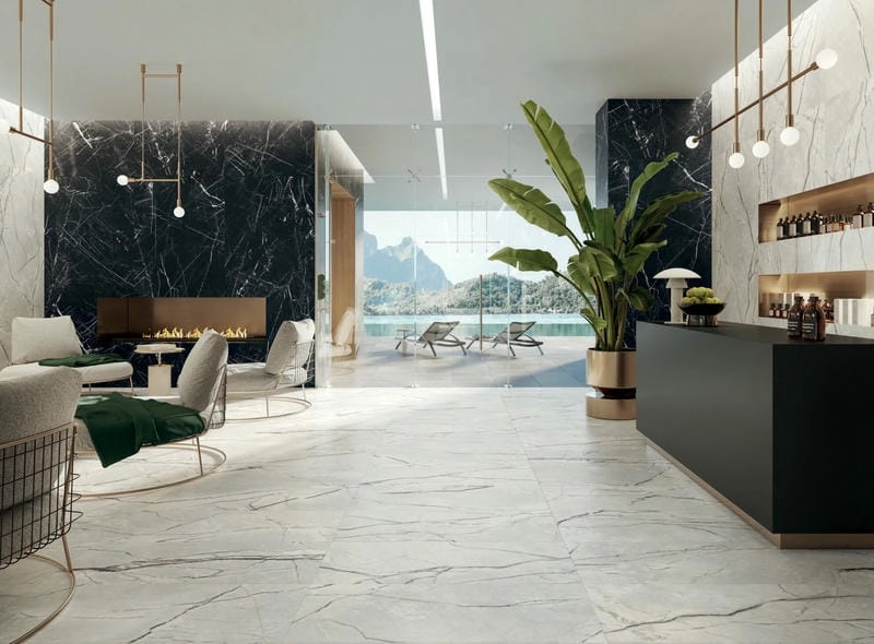 Khám phá gạch lát nền nhà màu ghi xám sang trọng hiện đại