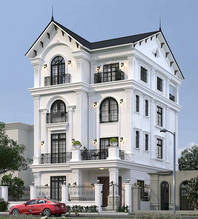 Vẻ đẹp nhà biệt thự phong cách châu âu hút hồn người xem