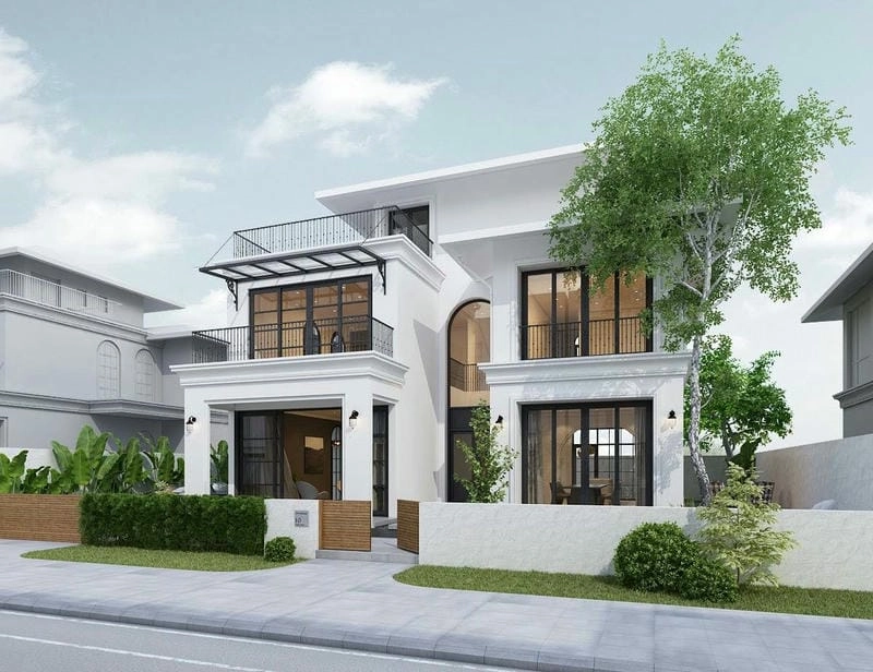 các mẫu thiết kế nhà biệt thự đẹp ý tưởng xây dựng cuốn hút