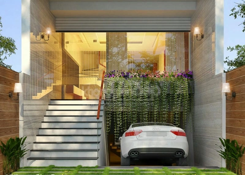 Xu hướng thiết kế nhà tầng hầm để xe hiện đại