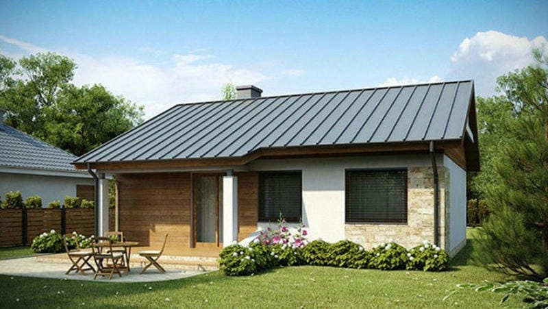 mẫu nhà vườn cấp 4 nhỏ đẹp không gian ấm cúng tiết kiệm