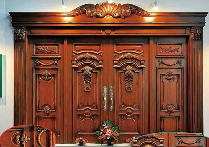 mẫu cửa gỗ nhà cổ vẻ đẹp truyền thống tinh tế