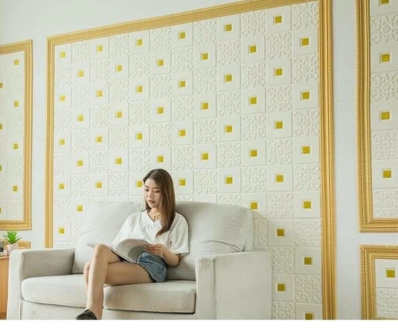 Thiết kế vách ngăn bàn thờ bằng gỗ hài hòa