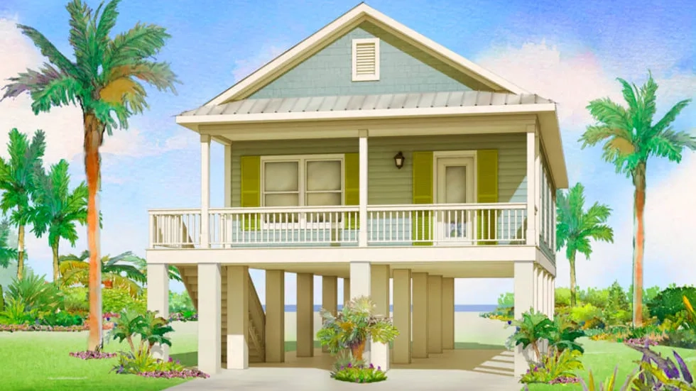 Khám phá mẫu nhà sàn bê tông cho không gian mẫu nhà sàn đẹp