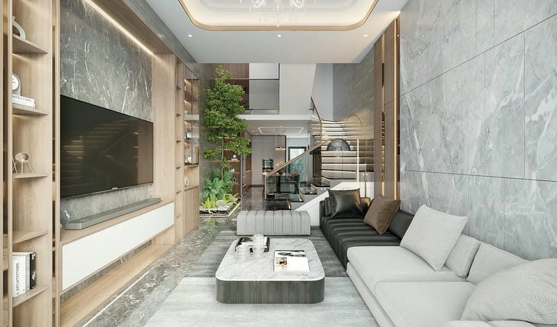 Chiêm ngưỡng mẫu nhà phố mặt tiền đẹp 6 x 20 cuốn hút