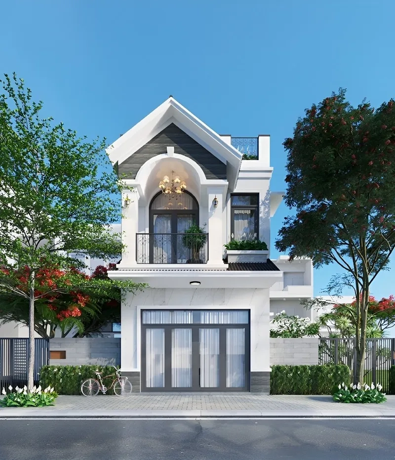 Ngắm nhìn các mẫu nhà mái thái đẹp kiểu mái thái 2 tầng