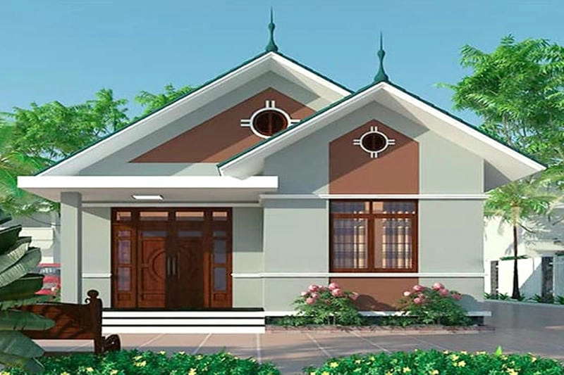 Chiêm ngưỡng mẫu nhà cấp 4 mái thái 8x18m rộng rãi thông thoáng