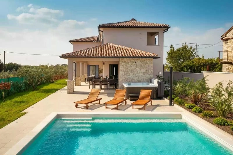 Mẫu nhà villa 1 tầng hiện đại tiện nghi