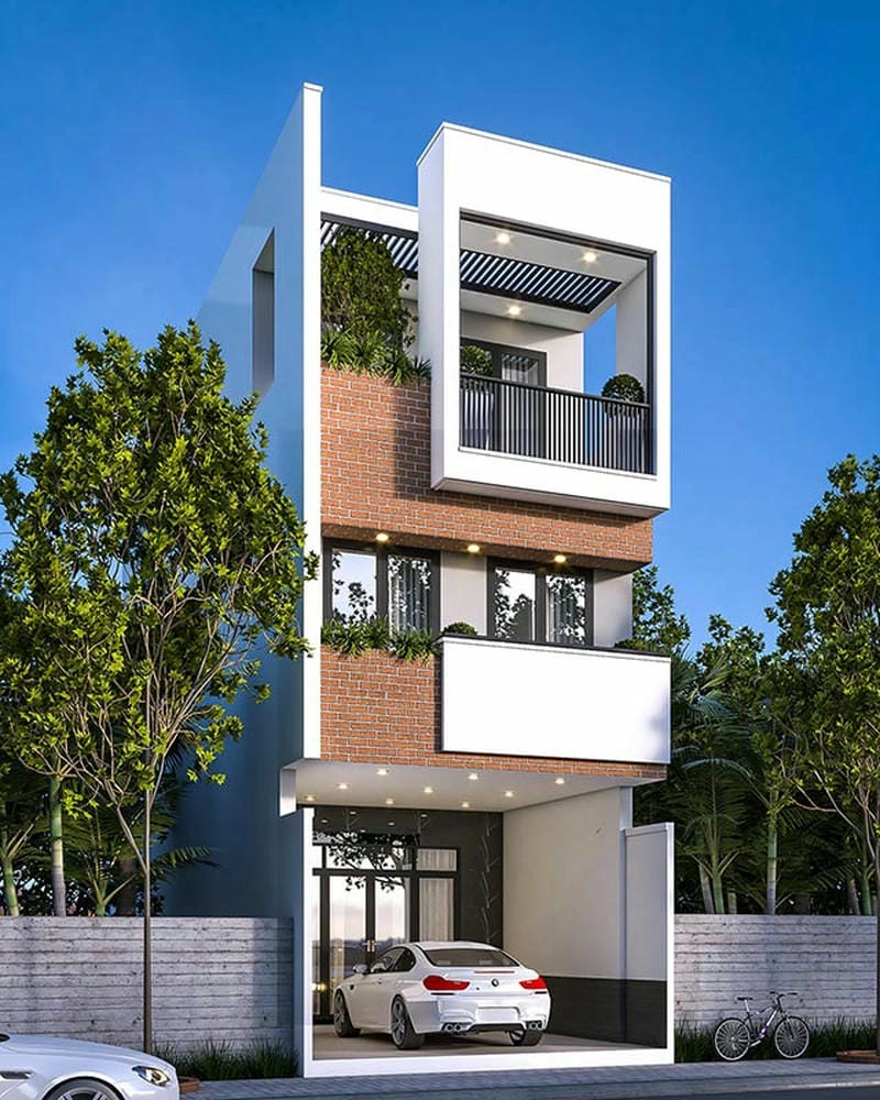 Sống đẳng cấp cùng mẫu nhà 3 tầng 5x20