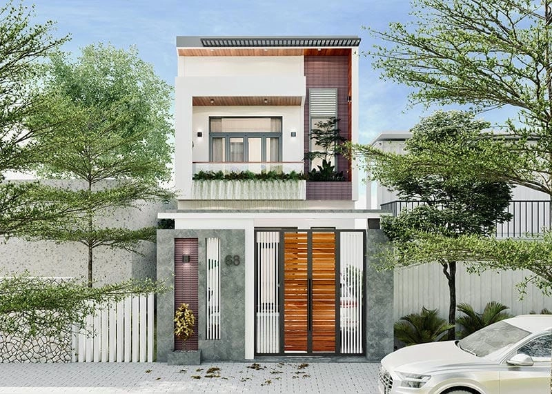 Gợi ý mẫu nhà phố mặt tiền 4-5m 4m