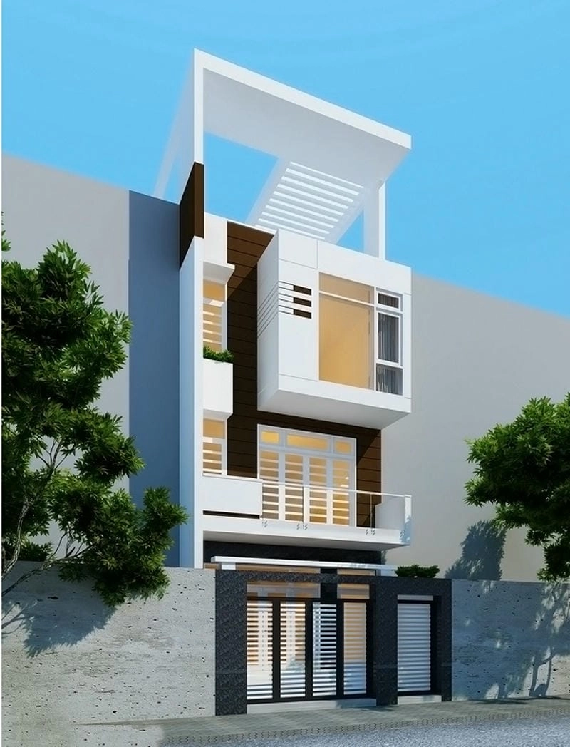 Khám phá mẫu nhà phố mặt tiền 4-5m 4x13m