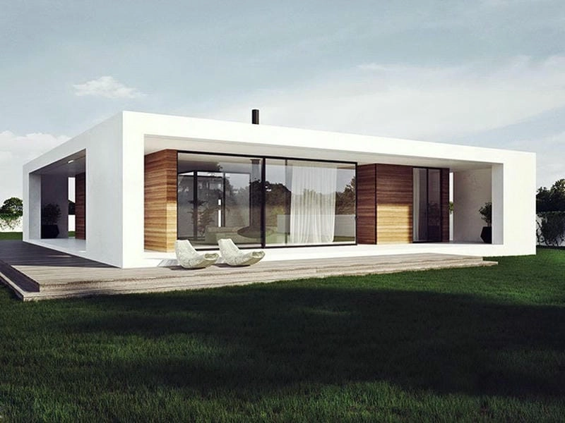 những mẫu nhà cửa kính đẹp hiện đại đậm chất nghệ thuật