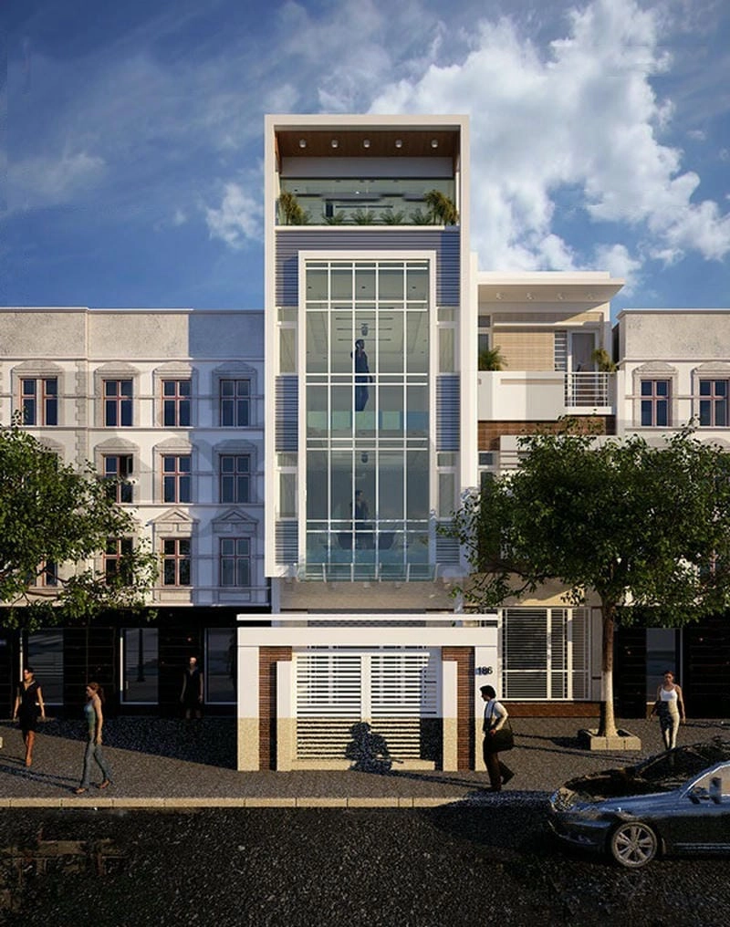 Xem ngay mẫu nhà phố mặt tiền 4-5m 4x15