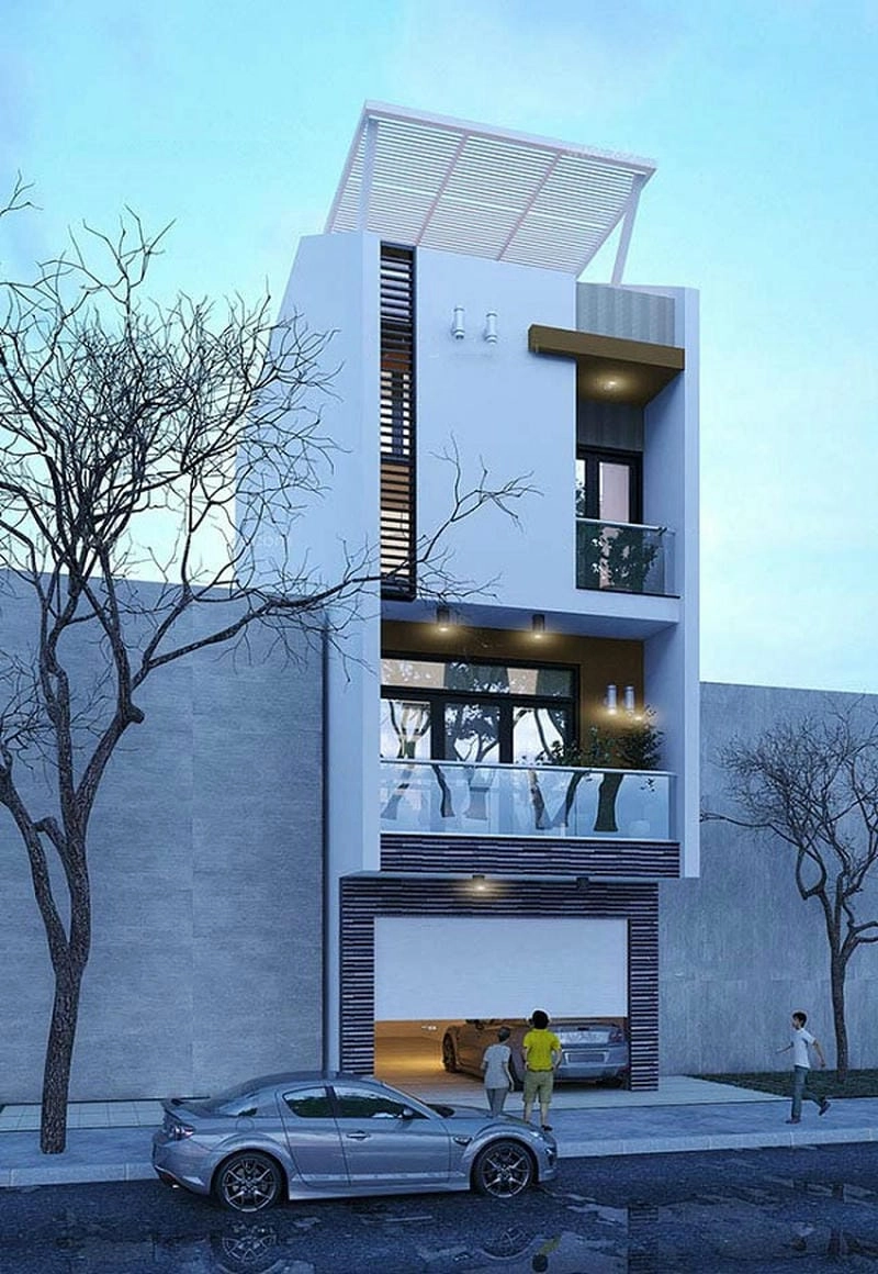 Tham khảo mẫu nhà phố mặt tiền 4-5m 4x8