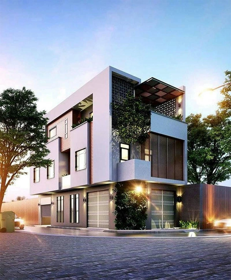 Tham khảo mẫu nhà phố mặt tiền 4-5m 5m đẹp