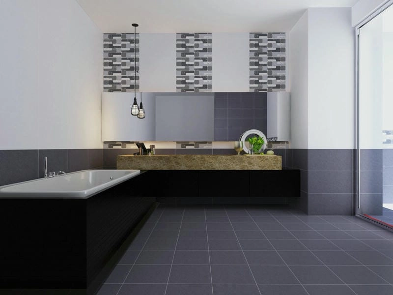 ốp tường mẫu gạch nhà tắm đẹp 2020 mang vẻ đẹp thanh lịch
