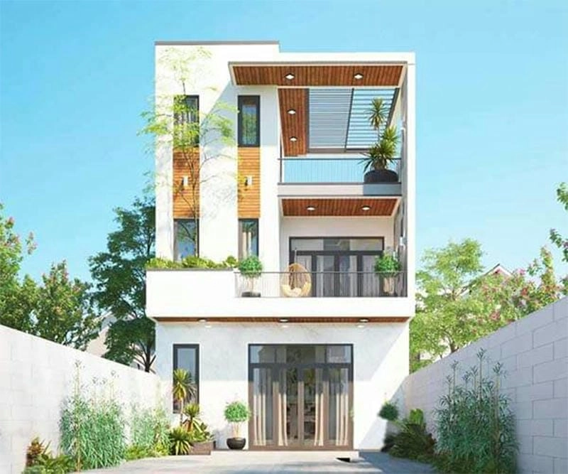 Gợi ý mẫu nhà phố mặt tiền 4-5m 5m