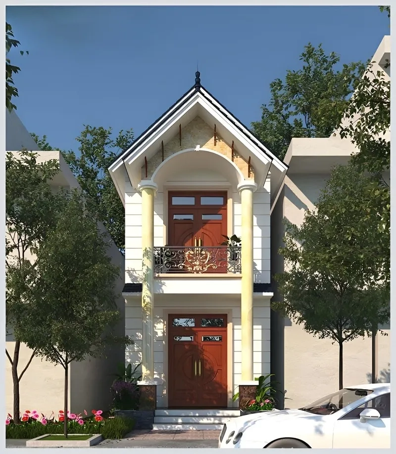 Ngắm nhìn mẫu nhà mái thái 2 tầng hiện đại trẻ trung