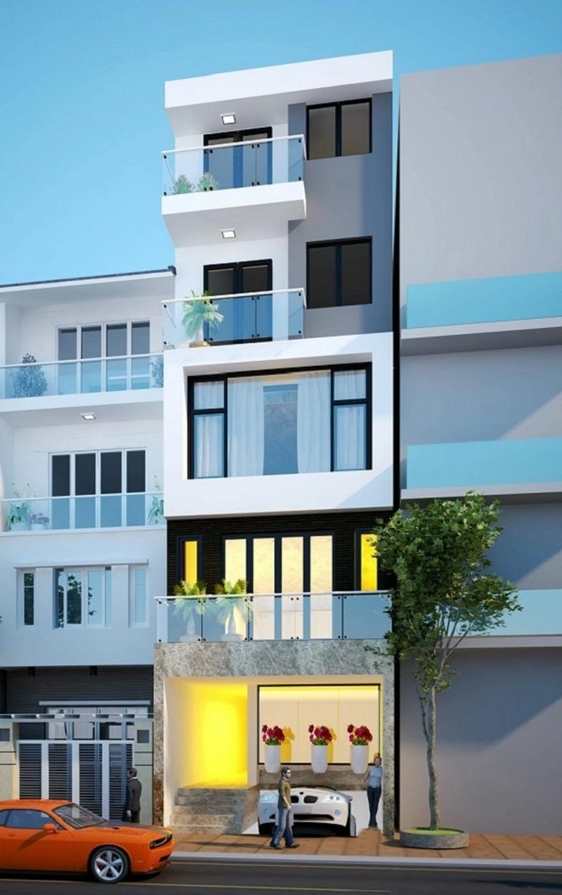 Khám phá mẫu nhà phố mặt tiền 4-5m 10x15m