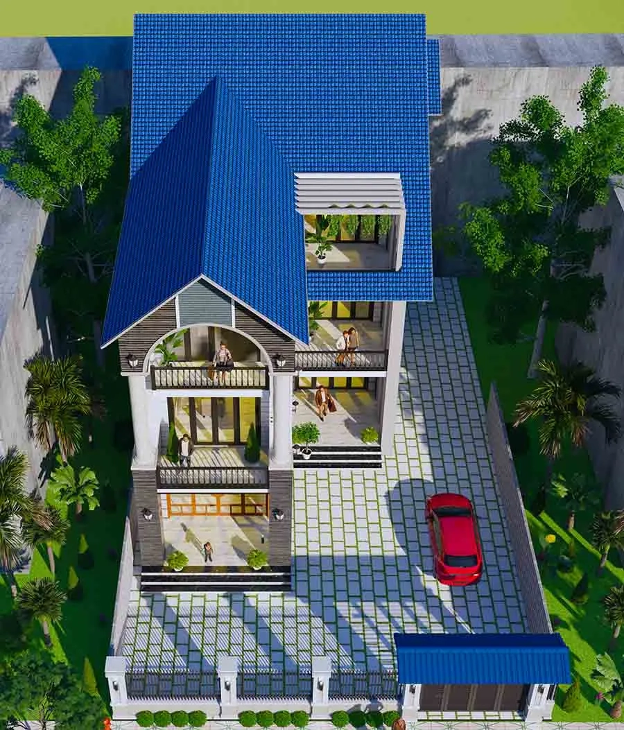 Ngắm nhìn mẫu nhà chữ l 3 tầng hiện đại sang trọng