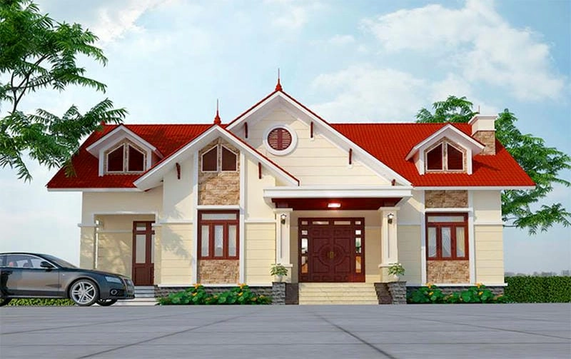 những mẫu nhà cấp 4 nông thôn được đánh giá cao trên thị trường