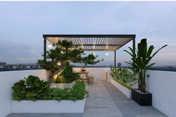 Ý tưởng mái tầng thượng đẹp làm nơi thư giãn lý tưởng