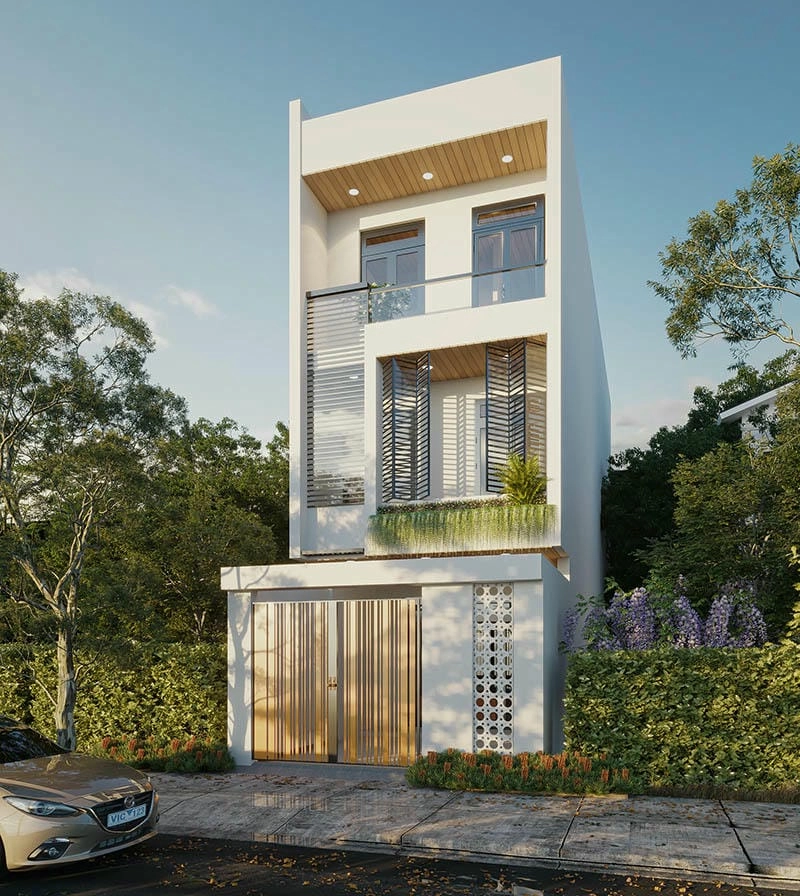 Chọn ngay mẫu nhà 40m2 3 tầng tiết kiệm diện tích