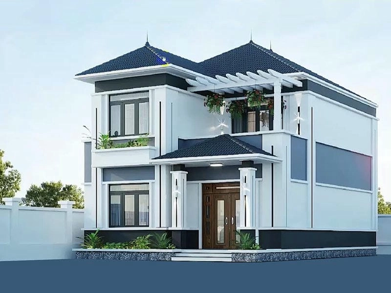 Khám phá mẫu nhà 8x12m đẹp tinh gọn và hài hòa
