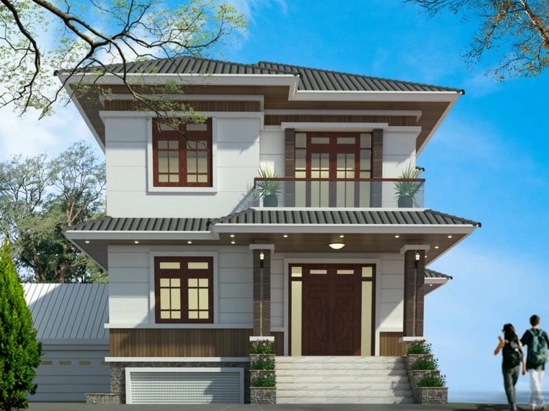 Tham khảo mẫu nhà 8x12m tối ưu diện tích sống