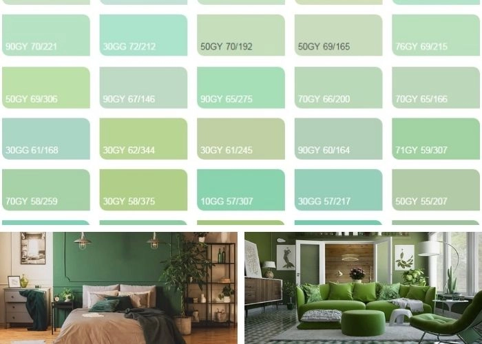 Mẫu sơn nhà màu xanh đẹp - Hơi thở mát lành cho tổ ấm của bạn