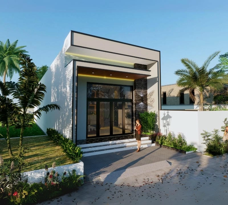 Mẫu nhà đẹp ngang 6m thu hút mọi ánh nhìn