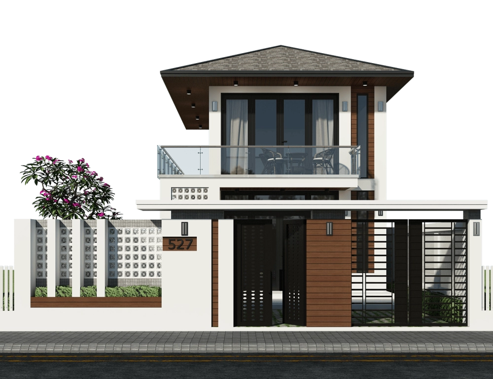 Tham khảo mẫu nhà phố đẹp 100m2 hiện đại