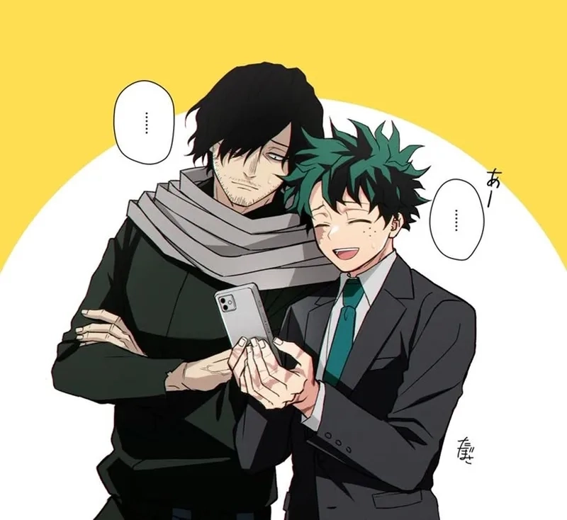 Aizawa chibi kawaii là cách miêu tả Aizawa theo phong cách dễ thương kiểu Nhật.