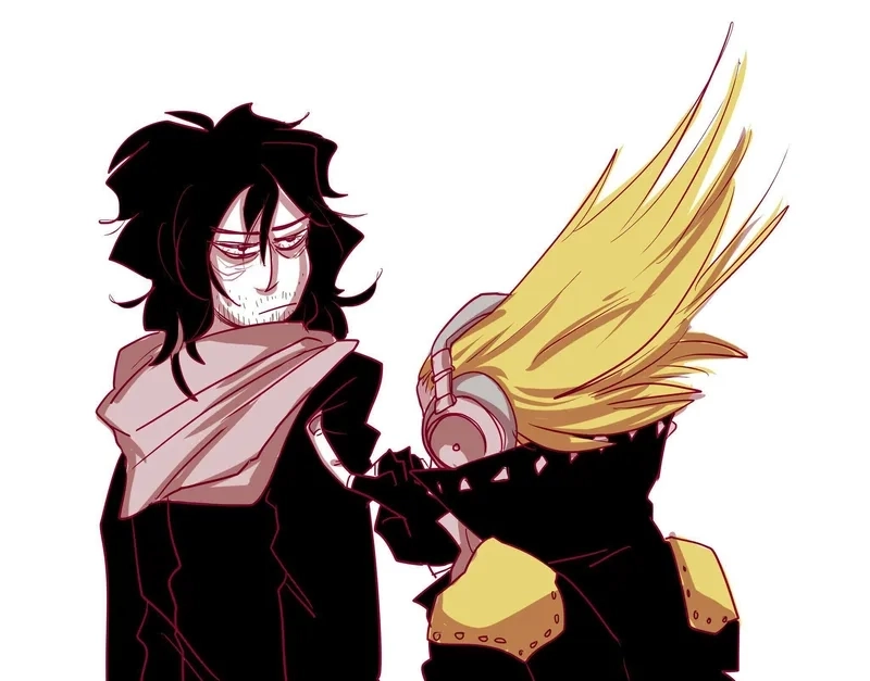 Aizawa x Present Mic phản ánh tình bạn và sự gắn bó sâu sắc giữa hai nhân vật.
