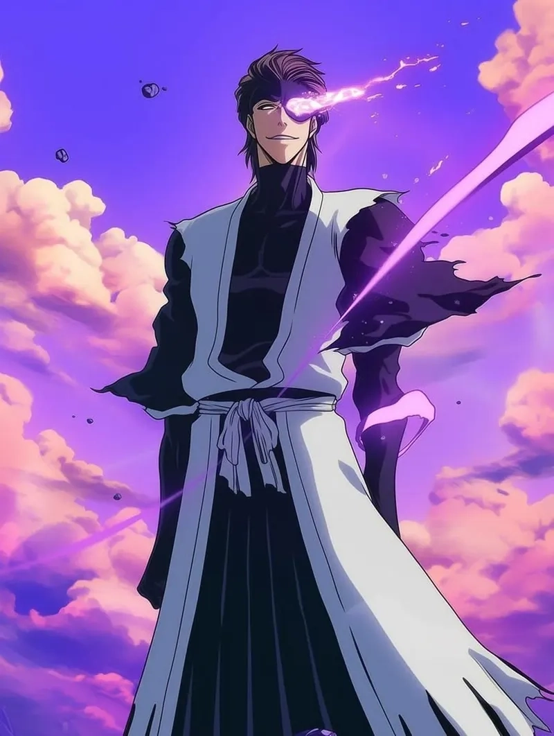 Aizen Sosuke anime xuất hiện đầy cuốn hút trong từng tập Bleach