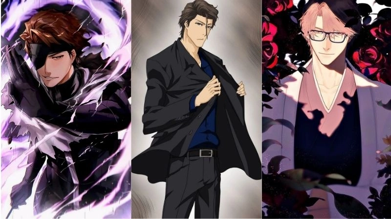 Aizen Sosuke hiện lên lạnh lùng và toát ra khí chất ác nhân