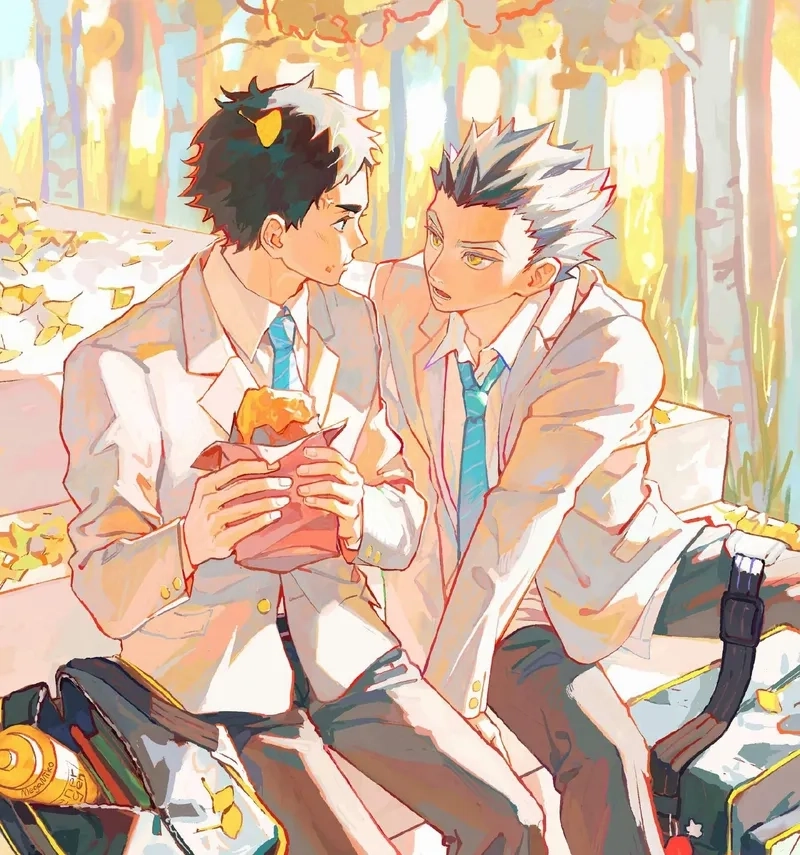 Nhóm Akaashi Bokuto Kuroo Tsukishima chiếm spotlight mọi khung hình