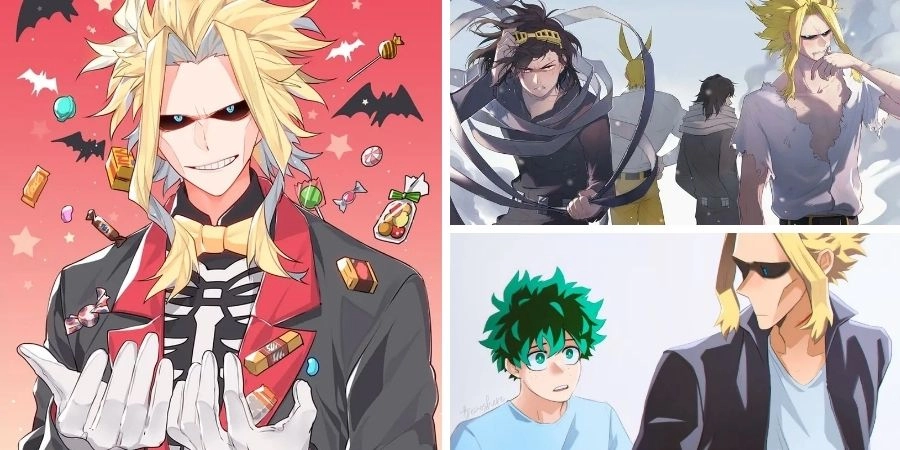 All Might xuất hiện đầy hào quang trong từng khung hình
