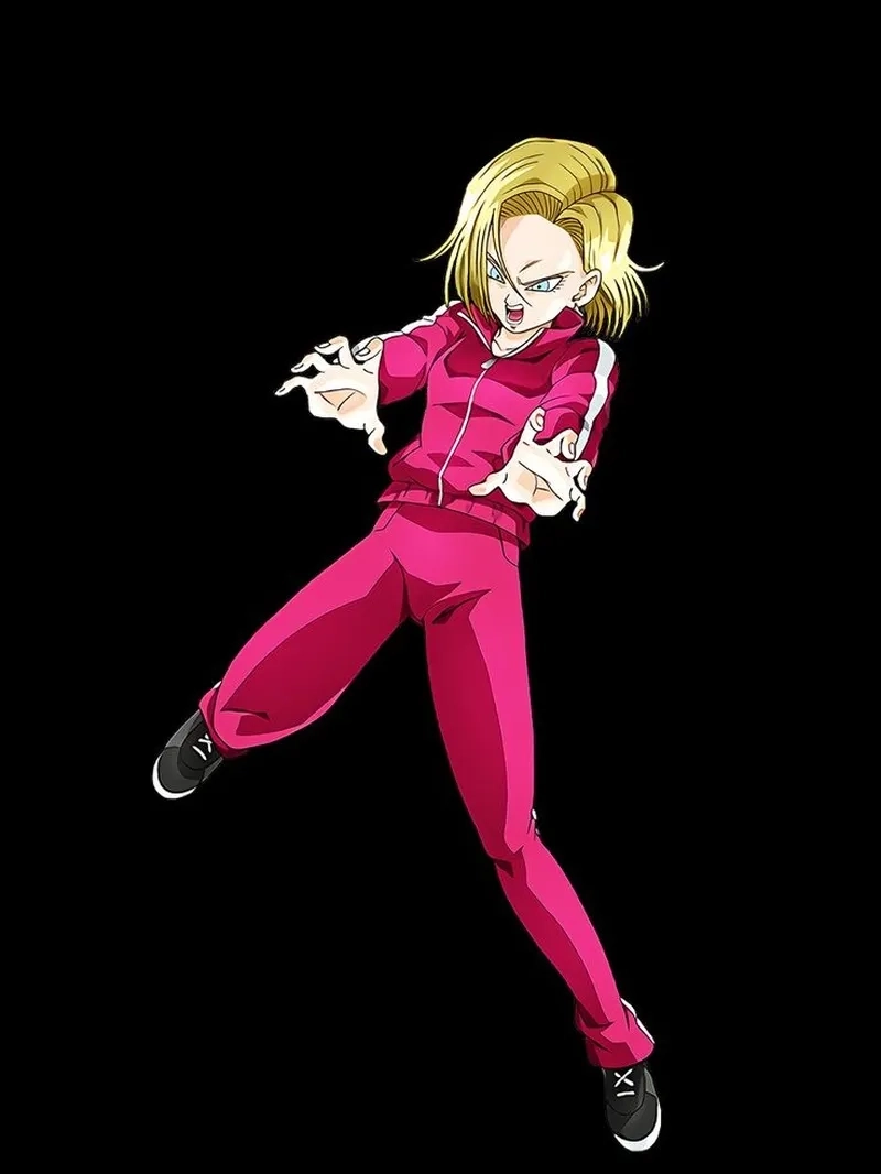 Phong cách tóc ấn tượng của Android 18 hairstyle