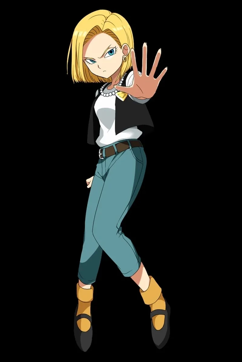 Tóc đẹp và quyến rũ của Android 18 hair