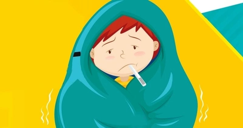 Dấu hiệu sốt rét ở trẻ em là sốt cao lạnh run người mệt mỏi