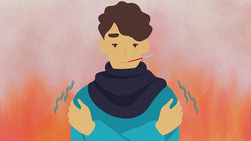 Dấu hiệu sốt rét ở trẻ em là sốt cao lạnh run người mệt mỏi