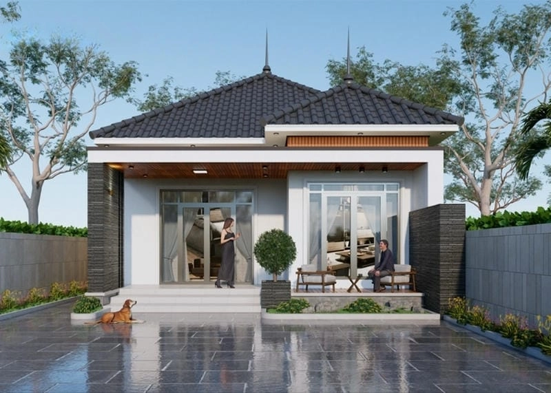 các mẫu nhà ngang cấp 4 đẹp gợi ý xây dựng tiết kiệm