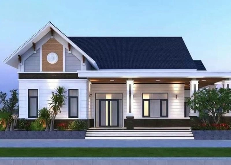 mẫu nhà ngang 10m thiết kế linh hoạt tiện nghi