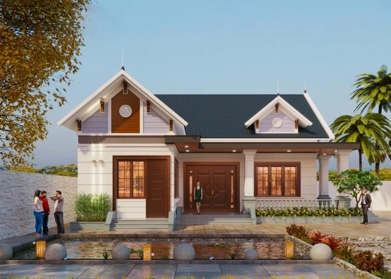 Ảnh nhà ngang cấp 4 - Giải pháp nhà đẹp, tối ưu chi phí